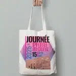 Tote bag au design d'un évènement