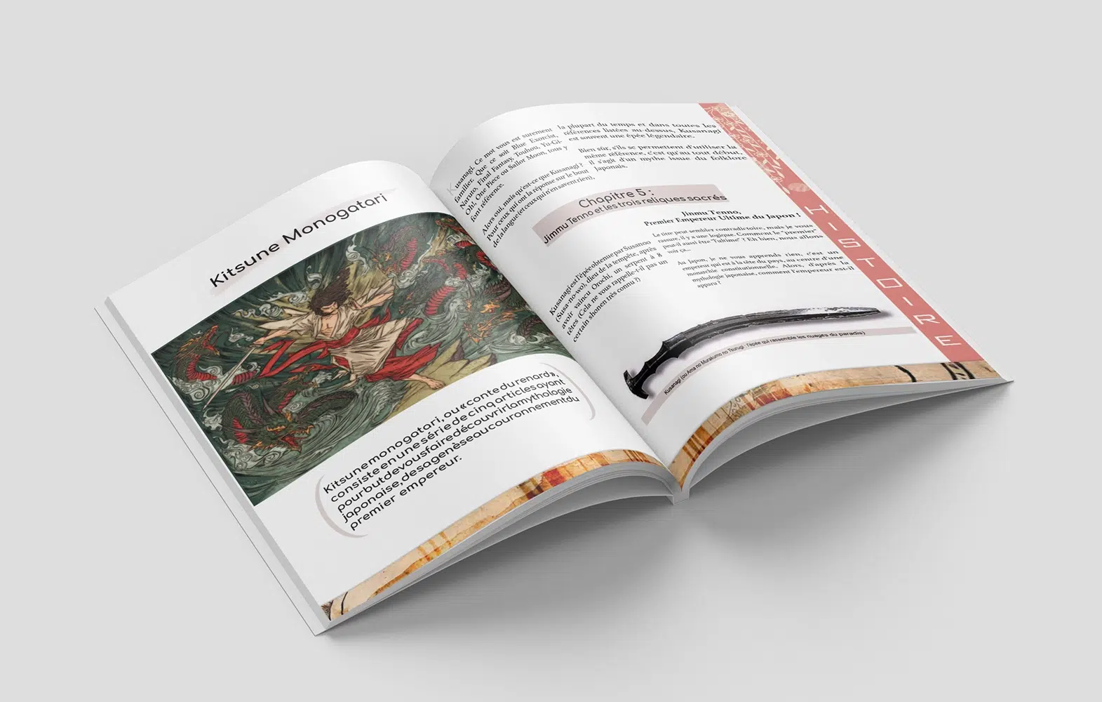 Mise en page d'un magazine - Graphiste événementiel Tourcoing freelance