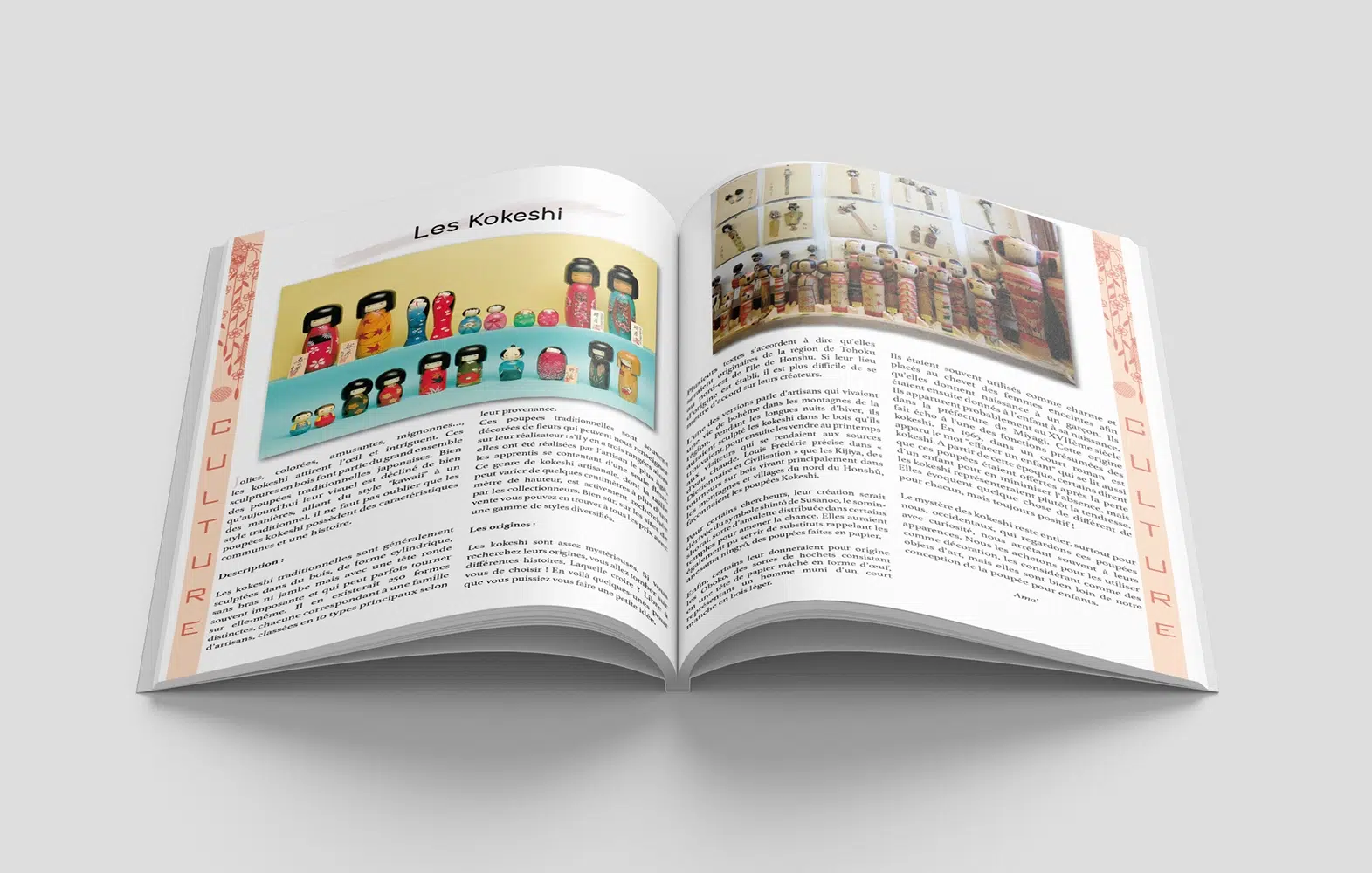 Mise en page d'un magazine - Graphiste événementiel Tourcoing freelance