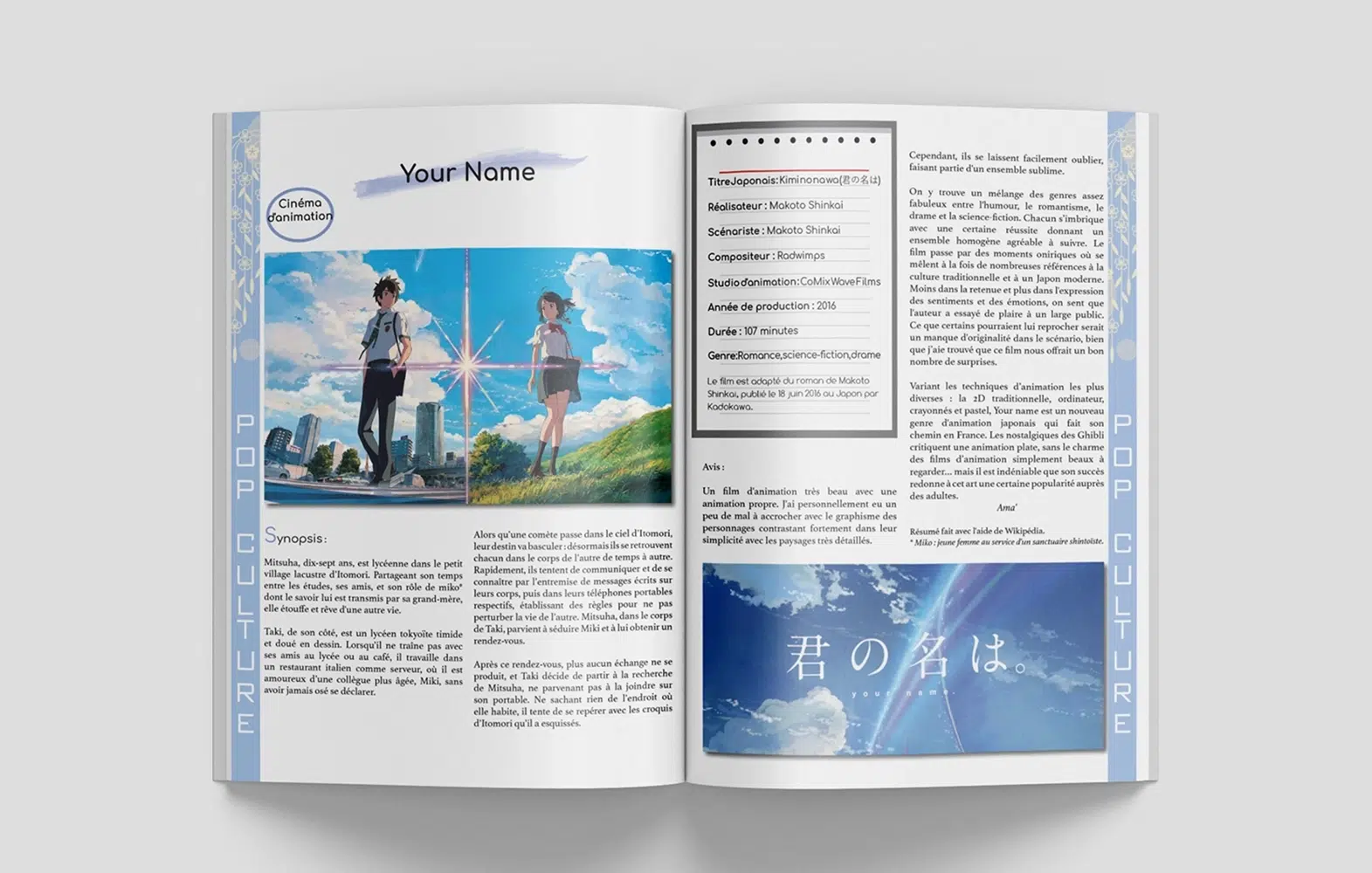 Mise en page d'un magazine - Graphiste événementiel Tourcoing freelance
