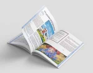Mise en page d'un magazine